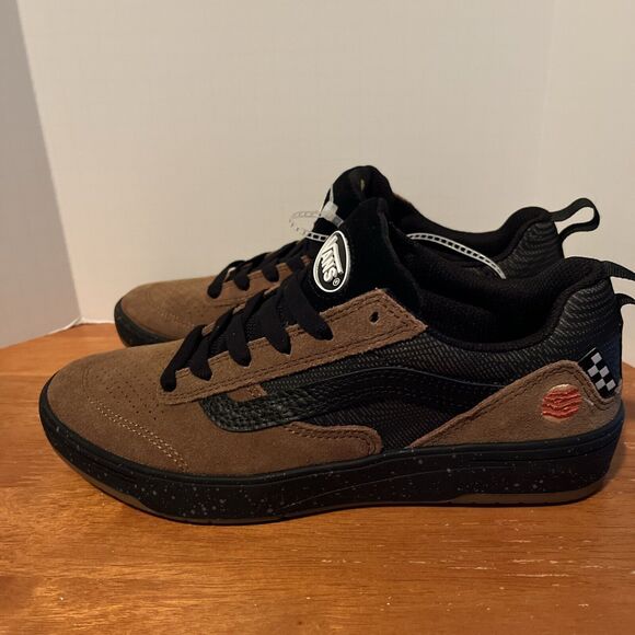 VANS Other - VANS Zahba X Zion Wright VR3 Mens 6 Skateboard Shoe Sneaker Brown 721356